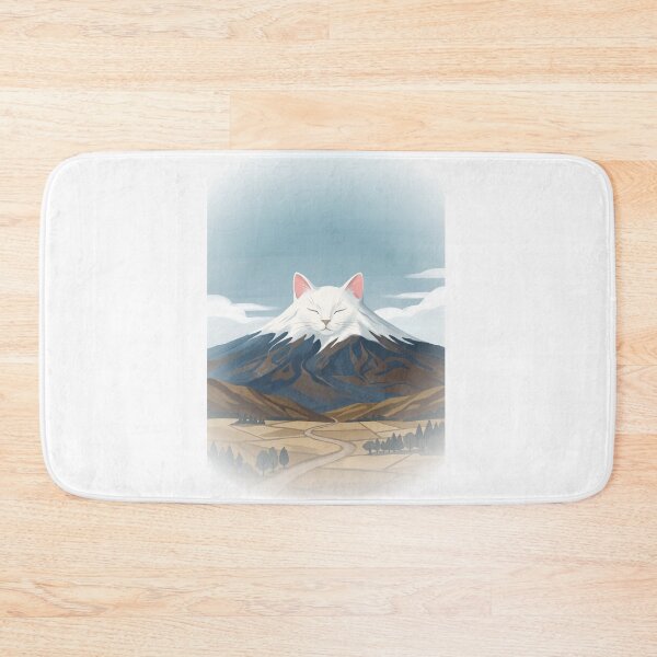 Item preview, Mount Catji Surreal Cat Mountain Landscape designed and sold by HometownCozyCo.