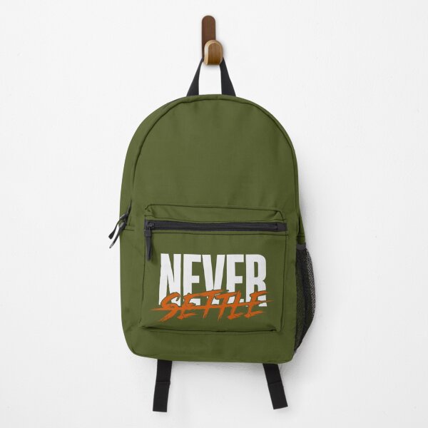 Item preview, Never Settle (Rust Orange) - Distressed Vintage Workout Quote designed and sold by RetroNeon.