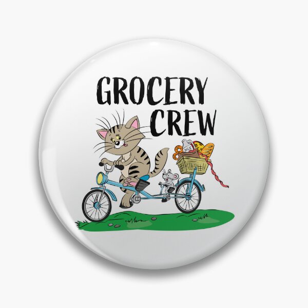 Item preview, Grocery Crew Cat and Mouse Adventure designed and sold by Ekaterina  Biserova.