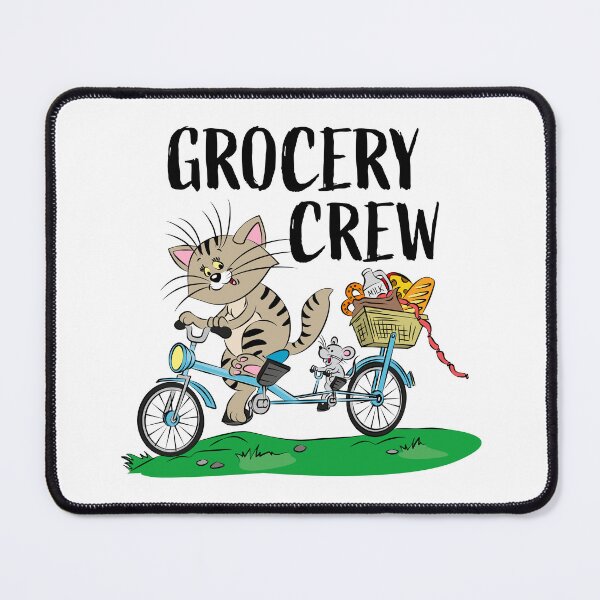 Item preview, Grocery Crew Cat and Mouse Adventure designed and sold by Ekaterina Biserova.