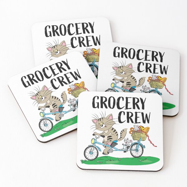 Item preview, Grocery Crew Cat and Mouse Adventure designed and sold by Ekaterina  Biserova.