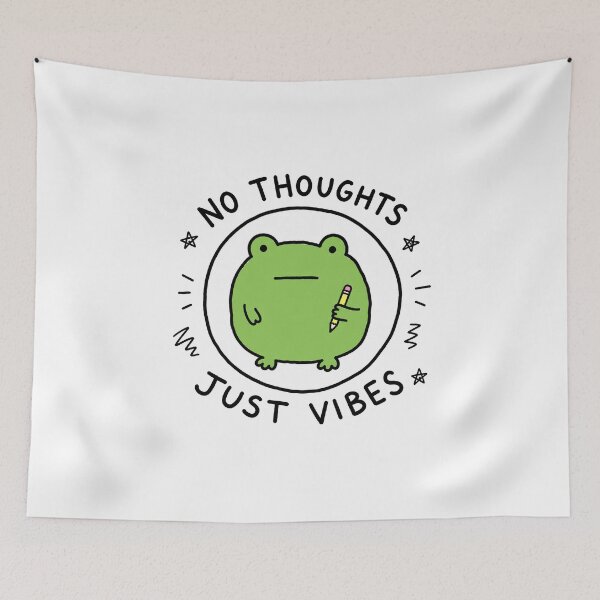 Item preview, No Thoughts Just Vibes designed and sold by MonkiFlipp.