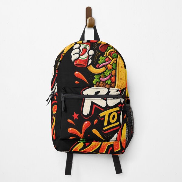 Item preview, Ready to Get Saucy – Funny Taco Mascot Illustration designed and sold by @SHINTOSARTSTORE.