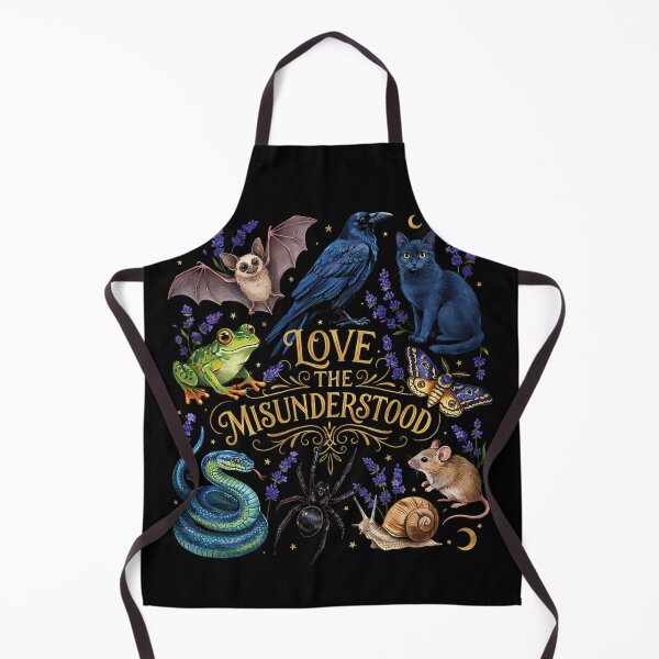 Item preview, Love the Misunderstood Witchy Wildlife Lavender Art designed and sold by VioletNance.