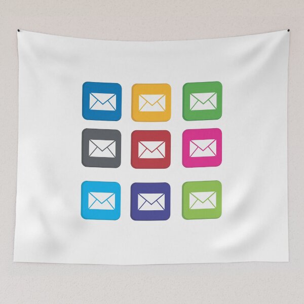 Item preview, colorful mail shape designed and sold by asep sarifudin.