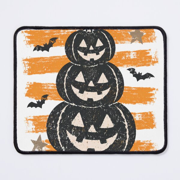 Item preview, Stacked Pumpkin Trio – Grunge Halloween Jack O Lantern designed and sold by BackTWO.