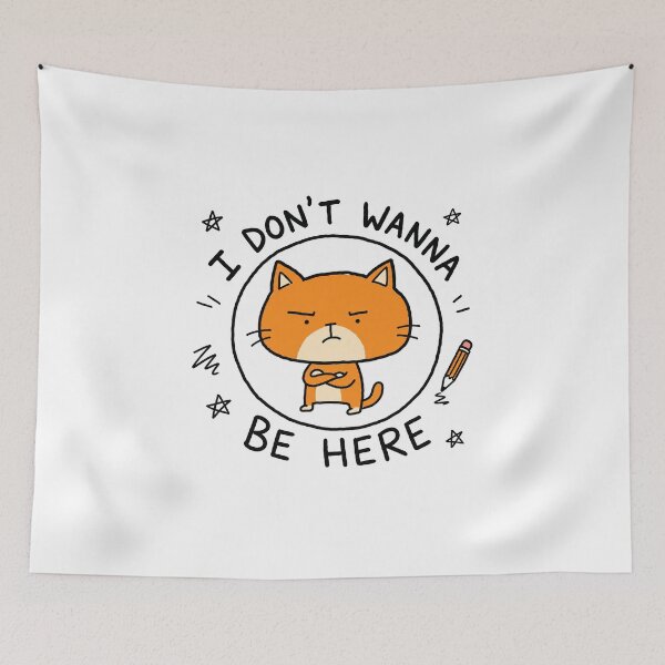 Item preview, Don't Wanna Be Here designed and sold by MonkiFlipp.