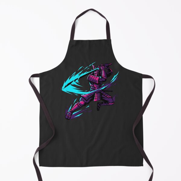 Item preview, Neon Cyberpunk Samurai Katana Action Pose designed and sold by MarCinu Art.