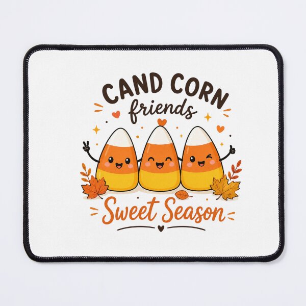 Item preview, Cute Candy Corn Friends – Sweet Season Halloween Kawaii designed and sold by Sanika arts .