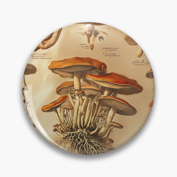Item preview, Mycelium Botanical Chart designed and sold by ONYX Pixee.