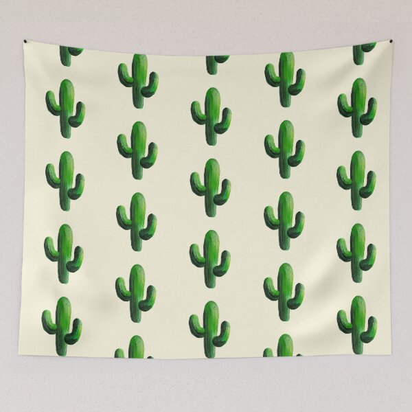 Item preview, Hand Drawn Green Desert Cactus designed and sold by jianina-alondra.