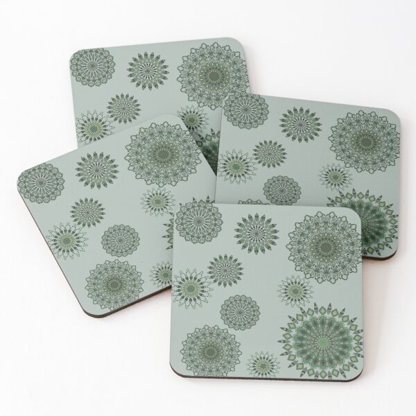 Item preview, Green Botanical Mandalas  designed and sold by JaygiesDesign.