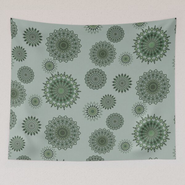 Item preview, Green Botanical Mandalas  designed and sold by JaygiesDesign.