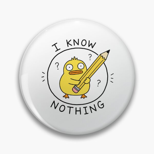 Item preview, I Know Nothing School Duck designed and sold by MonkiFlipp.