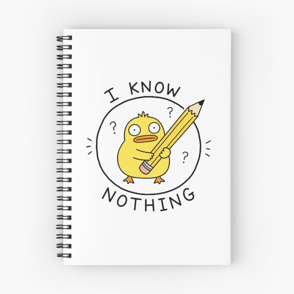 Item preview, I Know Nothing School Duck designed and sold by MonkiFlipp.