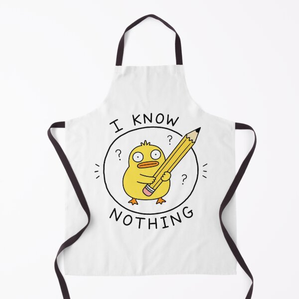 Item preview, I Know Nothing School Duck designed and sold by MonkiFlipp.