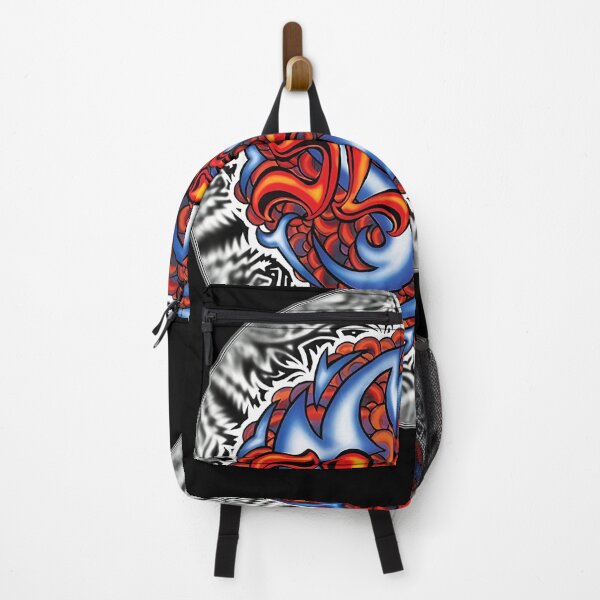 Item preview, Blue Red Swirl Circle Circular Abstract Pattern designed and sold by mancingsubang.