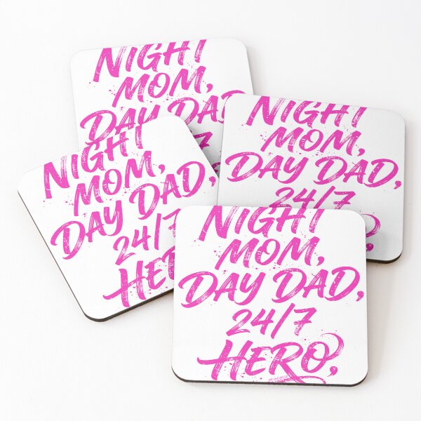 Item preview, Night MOM, Day DAD, 24/7, Hero designed and sold by BrainConstip.