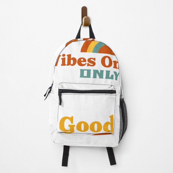 Item preview, Good Vibes Only Retro Rainbow Graphic With Positive Message and Vintage Style Typography designed and sold by KanDa-Shop.