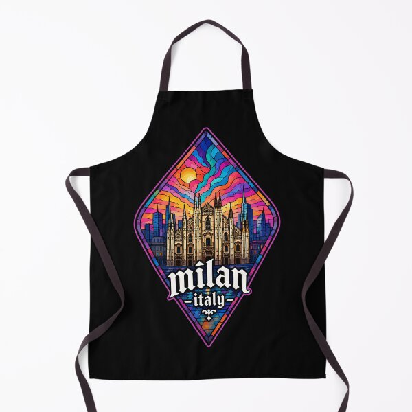 Item preview, Milan Italy Stained Glass Art Travel Europe designed and sold by TomFrontierArt.