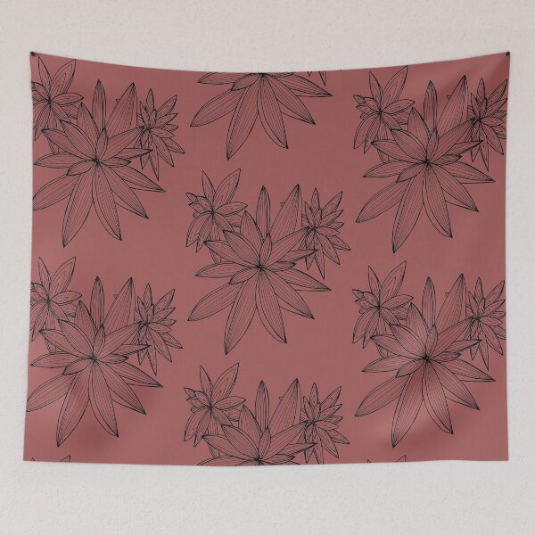 Item preview, Linear Flora Black 2.0 designed and sold by Francicci.