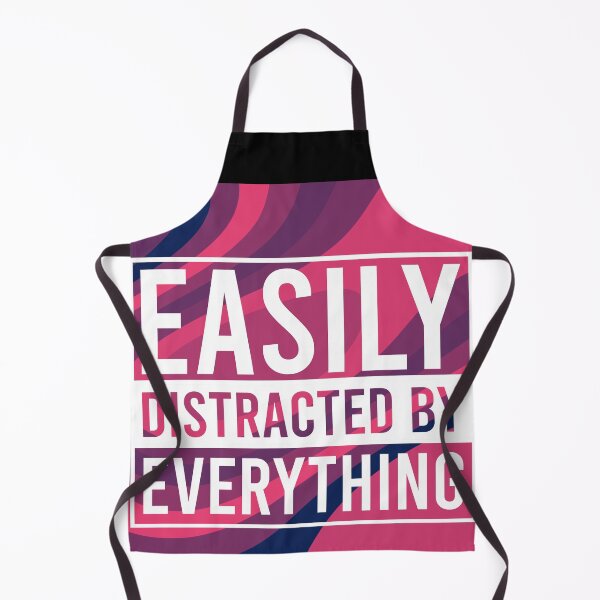 Item preview, easily distracted by everything light yellow designed and sold by ExcessiveSarcasmCo..