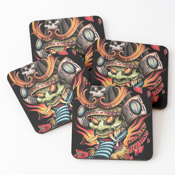 Item preview, hannya tattoo samurai tattoo designed and sold by kakkak2305.