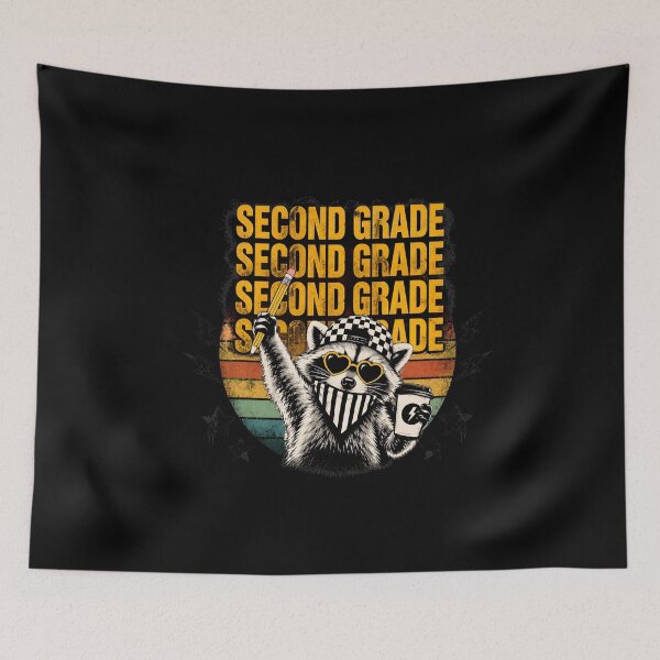 Item preview, Second Grade Raccoon Cool Back to School Pencil Coffee designed and sold by felixpalette.