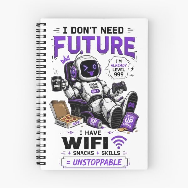 Item preview, Funny Robot Gaming Design designed and sold by StreetWave01.