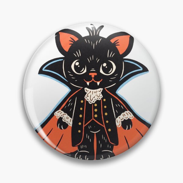 Item preview, Cute Cat Vampire Halloween  designed and sold by kareydiwanpro.