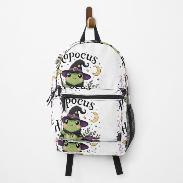 Item preview, Hopocus Pocus Witch Frog Halloween Cute Magic Funny Frog designed and sold by Sanika arts .