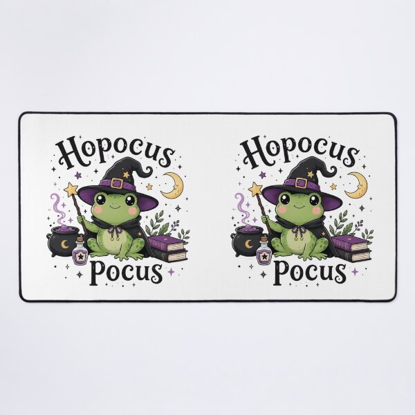 Item preview, Hopocus Pocus Witch Frog Halloween Cute Magic Funny Frog designed and sold by Sanika arts .