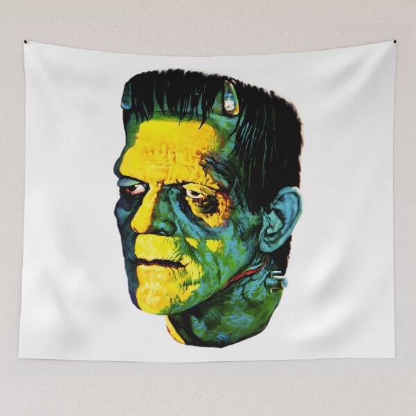 Item preview, Karloff Frankenstein Monster Horror Movie Fan designed and sold by HeatherRoden.