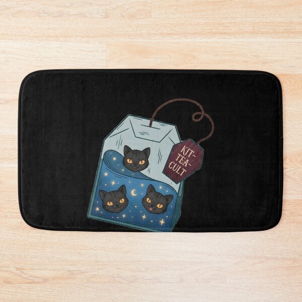 Item preview, Kit Tea Cult Black Cats designed and sold by OH-MY-GOTH.