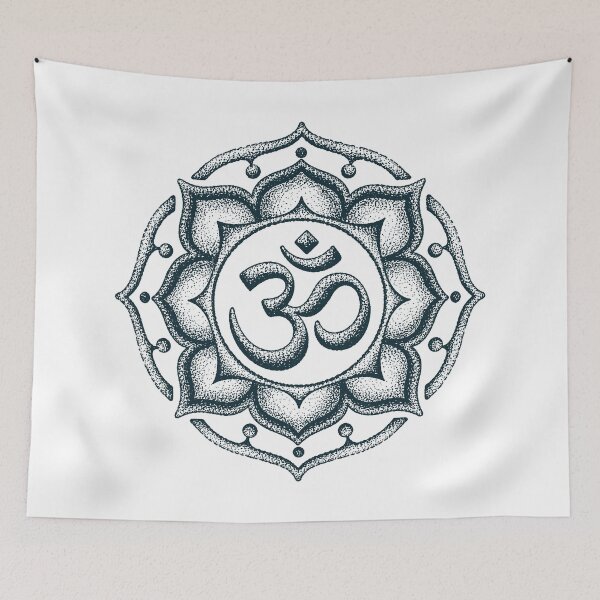 Item preview, Om Symbol Mandala Yoga Meditation designed and sold by trajeado14.