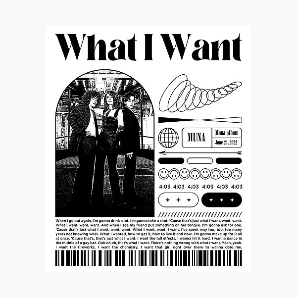Item preview, Muna Band Save The World Album What I Want Life's So Fun Tour designed and sold by Rerlincoln52.