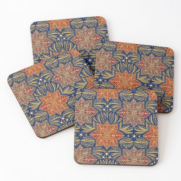 Item preview, Maximalism Christmas: Poinsettia designed and sold by PerlaDesignArt.