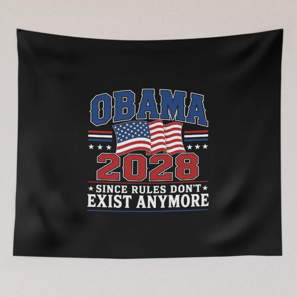 Item preview, Obama 2028 American Flag Retro Election  designed and sold by Abigaildixon92.