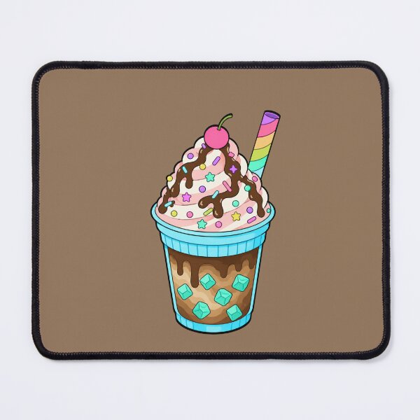 Item preview, Cute Rainbow Iced Coffee – Sweet Pastel Drink designed and sold by Aimetoi.