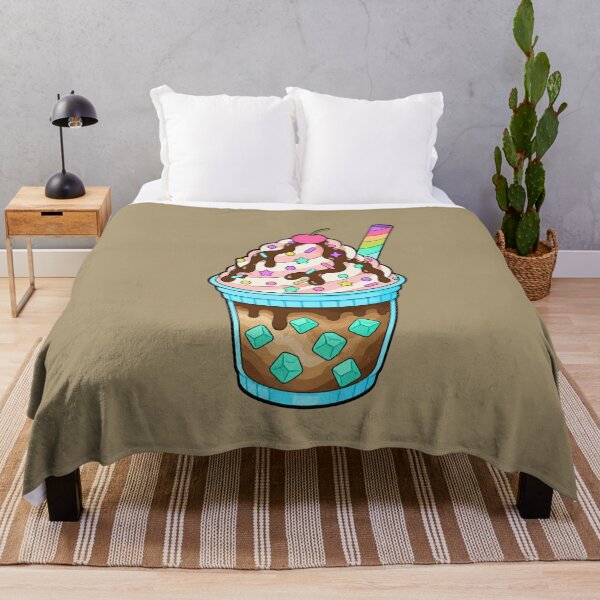 Item preview, Cute Rainbow Iced Coffee – Sweet Pastel Drink designed and sold by Aimetoi.