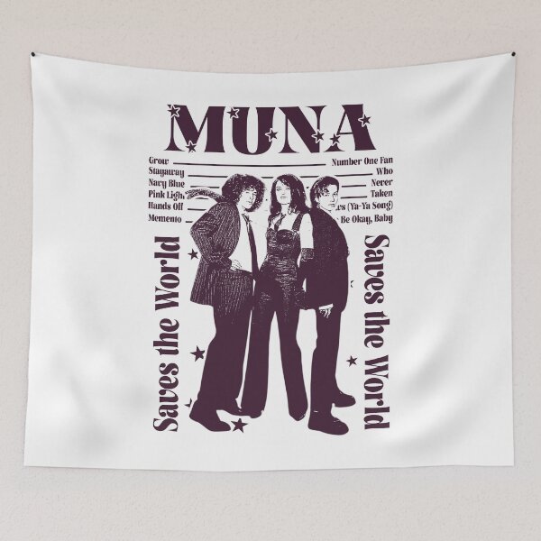 Item preview, Muna Band Save The World Album What I Want Life's So Fun Tour designed and sold by Rerlincoln52.