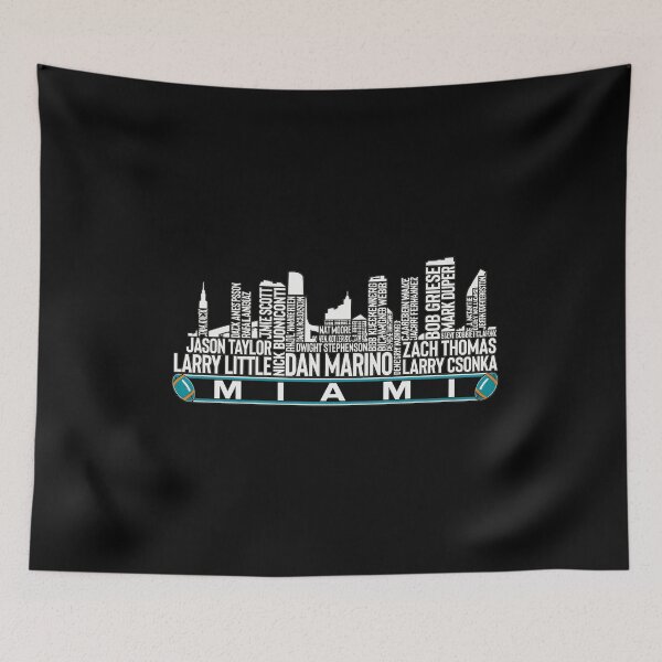 Item preview, Miami Football Legends Skyline Graphic designed and sold by MicheleJo16341.