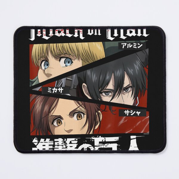 Item preview, AO Titan Season 4 Character Eyes and Kanji Anime designed and sold by SusanaElls.