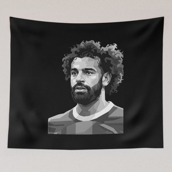 Aperçu de l'œuvre Mohamed Salah Niveau de gris créée et vendue par Japanese art.