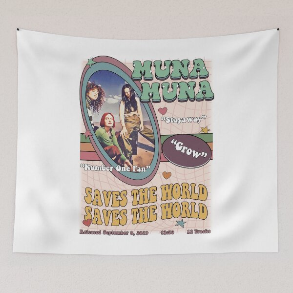 Item preview, Muna Band Save The World Album What I Want Life's So Fun Tour designed and sold by Rerlincoln52.