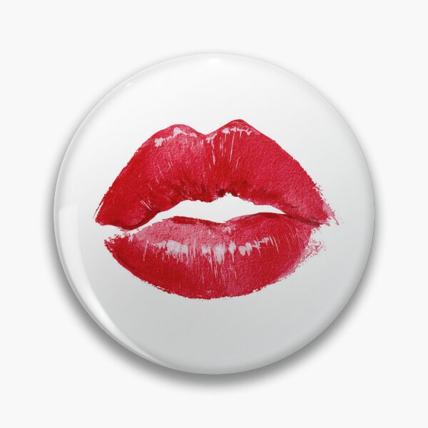 Item preview, Red Lipstick Kiss Hand Painted Lips designed and sold by jianina-alondra.