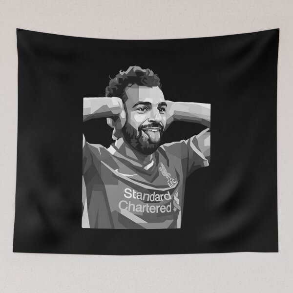 Aperçu de l'œuvre Mohamed Salah Niveau de gris créée et vendue par Japanese art.