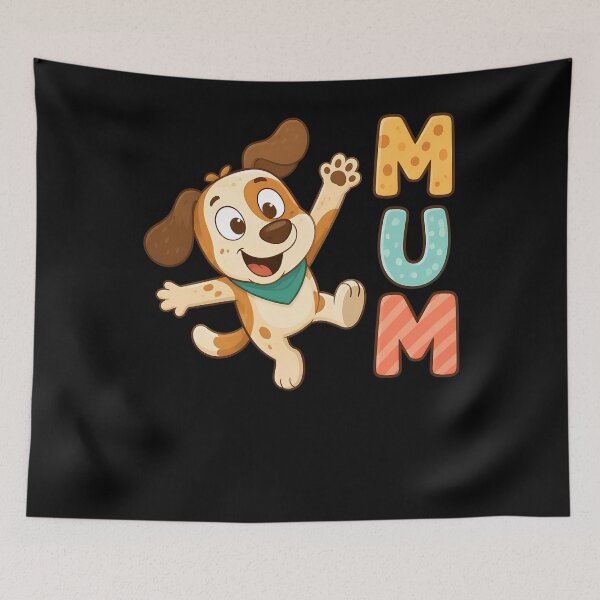 Item preview, Bluey Bingo Mum Dance Funny Cartoon designed and sold by TijanaARTSt88.