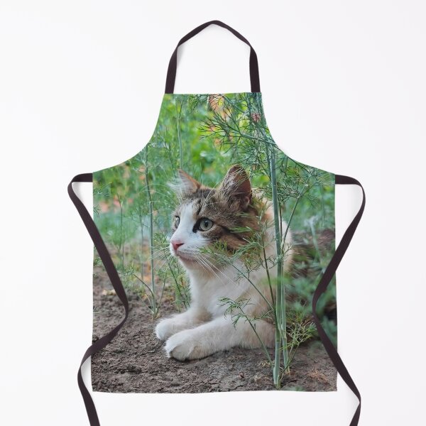 Item preview, Cat Hiding in the Garden designed and sold by MB-CatPrints.