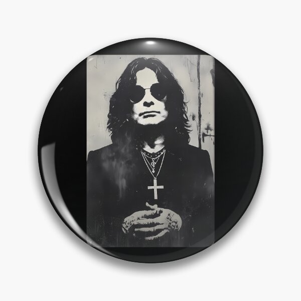 Item preview, Musician Portrait Round Sunglasses Cross Necklace Hand Tattoos designed and sold by Glaeshur.